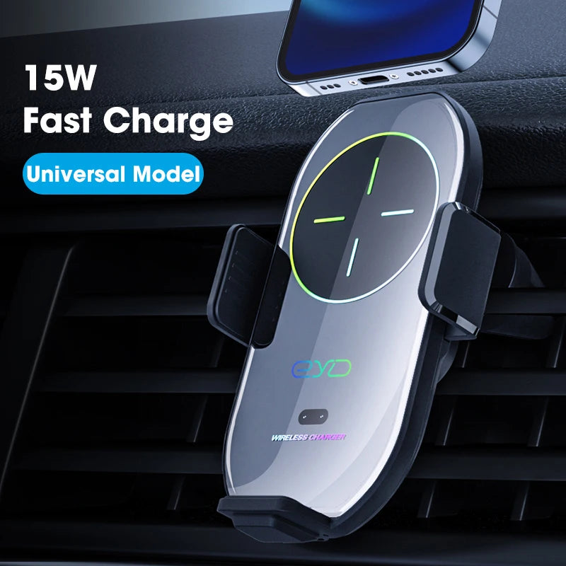 2025 Newest A7S 5/7.5/10W Wireless Charger Magnetic Dashboard Car Phone Holder For iPhone 13 12 11 Pro Xiaomi Huawei Samsung