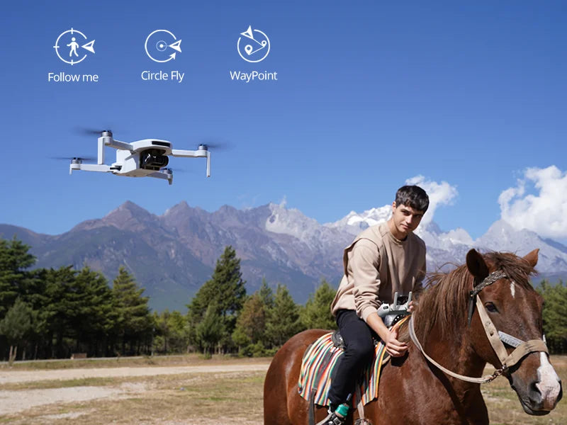 Potensic Drones Under 249g GPS Auto Return Single Axis Gimbal EIS Professional Drone Max 4-KM Waypoint Flight Follow Me-ATOM SE