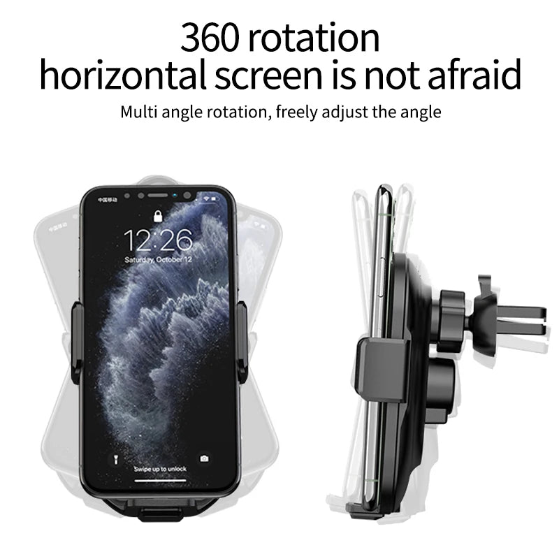 2025 Newest A7S 5/7.5/10W Wireless Charger Magnetic Dashboard Car Phone Holder For iPhone 13 12 11 Pro Xiaomi Huawei Samsung