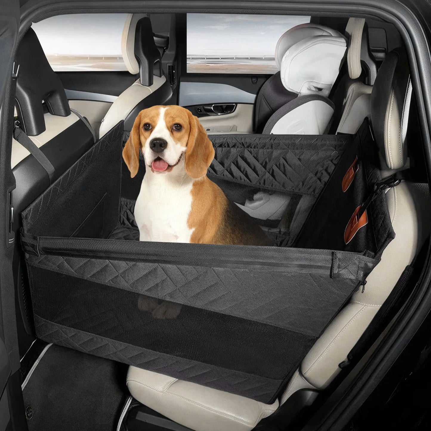 Waterproof Seat Cover Nonslip Back Seat Cover Dog Hammock for Dogs Pet Car Seat Protector