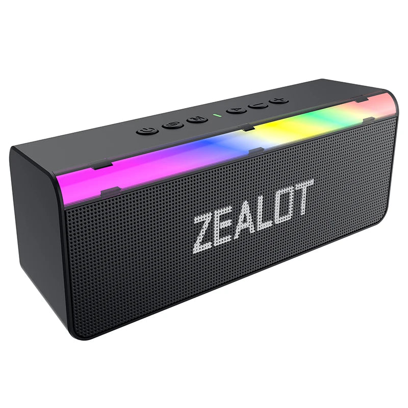 Zealot-S72 Outdoor Bluetooth Speaker 20W Superior Sound and Bass Music Sound Box IPX6 Waterproof 10H Playtime Portable Speaker