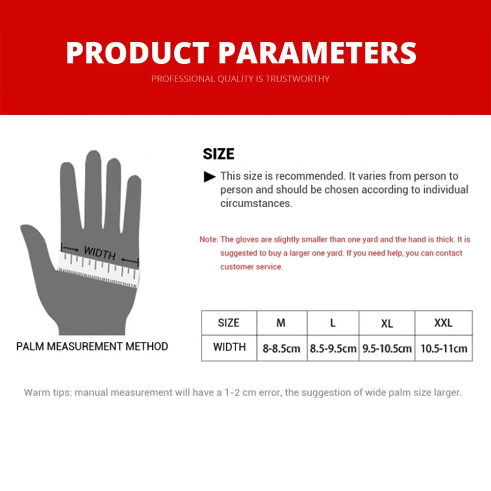 Summer Motocross Gloves Breathable Motorbike Gloves Wear-Resistant Motorcycle Non-slip Riding Gloves Racing Protective Gear