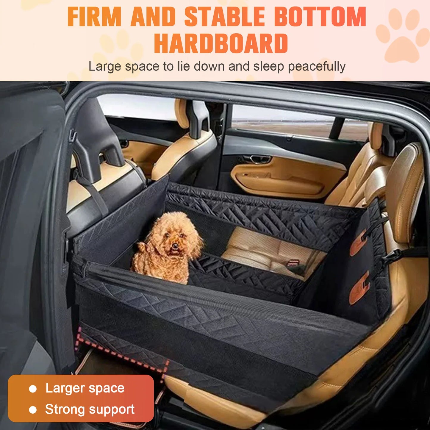 Waterproof Seat Cover Nonslip Back Seat Cover Dog Hammock for Dogs Pet Car Seat Protector